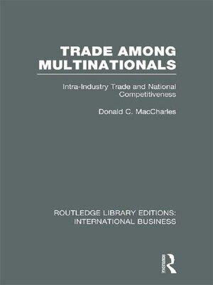 cover image of Trade Among Multinationals (RLE International Business)